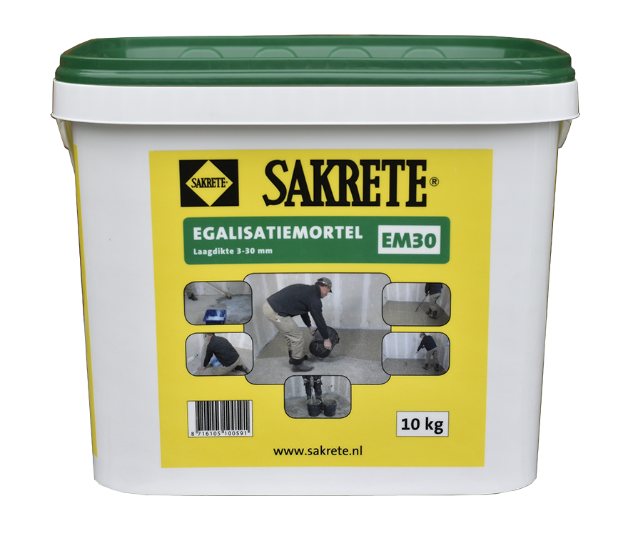 Sakrete Egalisatiemortel EM30 (10 kg)